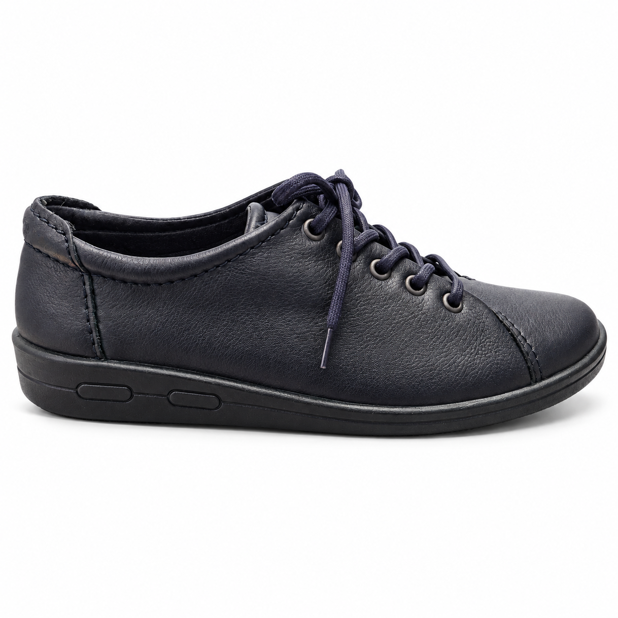 Ecco Soft Snøresko  Marineblå - 36
