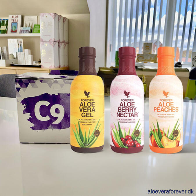 C9 med valgfri Aloe vera drik | Aloe Vera Forever DK
