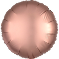 Mat rosegold ballon til helium
