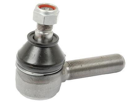 Styrekugle - Inderste venstre side (fig. 12 på billede) Indvendigt gevind Ø A tommer: 13/16'' x 16tpi Udvendigt gevind Ø B tommer: 5/8'' x 18tpi Spidstap C mm: 19.5 - 17.45mm Spidstap længde D mm: 16.42mm. Passer på: MF165, MF168, MF175, MF185, MF18