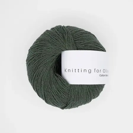 Garnnøgle pure silk fra Knitting for Olive i farven flaskegrøn