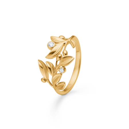 Olive Love ring i 14 karat guld