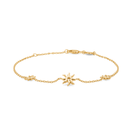 Ocean Aura armbånd udført i 925 ren sterlingsølv belagt med en slidstærk forgyldning i 18 karat guld.