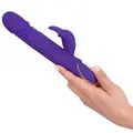 Rabbit Skater Vibrator fra Vibe Couture med thrusting-funktion og rabbit-klitorisstimulator i dobbelt silikone.