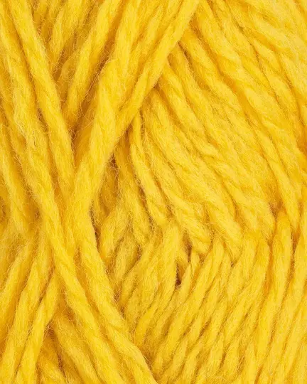 close up af garnet vams fra rauma i farven gul