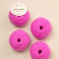 Pascuali Cashmere 6/28 – farven Hibiscus. Økologisk luksusgarn i 100% cashmere uld