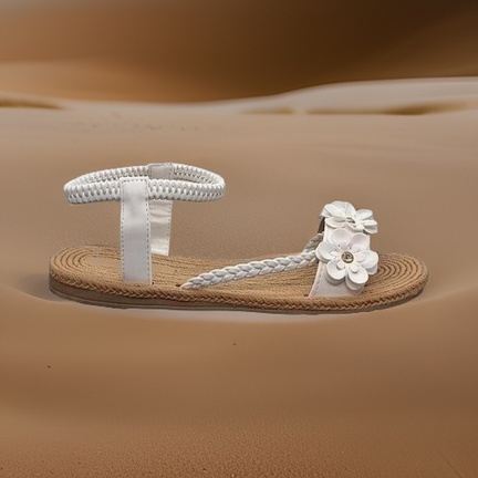hvide sandaler
