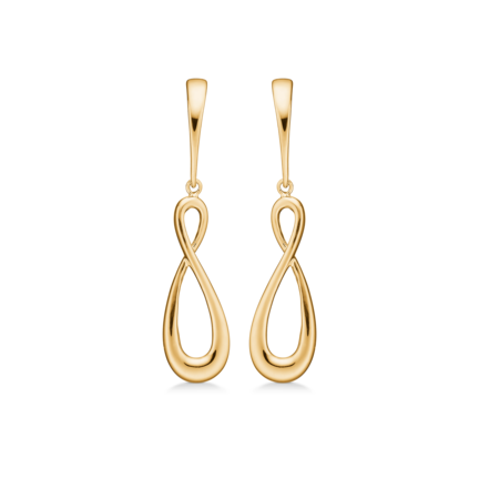 ENDLESS earrings in 14 karat gold | Danish design by Mads Z