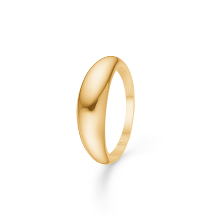 HALF-MOON ring in 14 karat gold | Mads Z