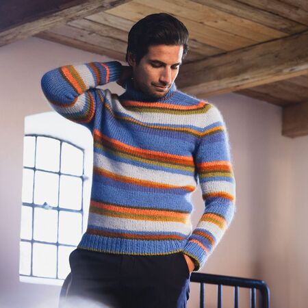 herremodel med ziggy sweateren fra filcolana