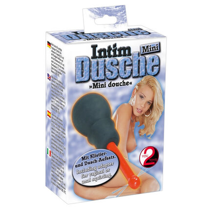 Intim Mini Dusche – kompakt anal- og intimbruser til friskhed og komfort før leg.