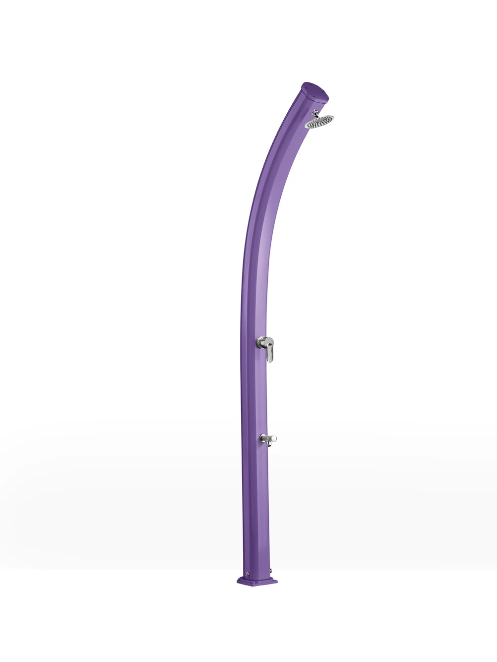 Arkema - JOLLY A520 Aluminium Solardusche mit Fußbrause - 23 Liter - Lila