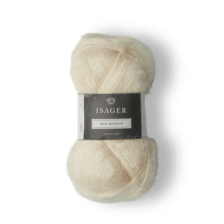 Isager Silk Mohair farve 0