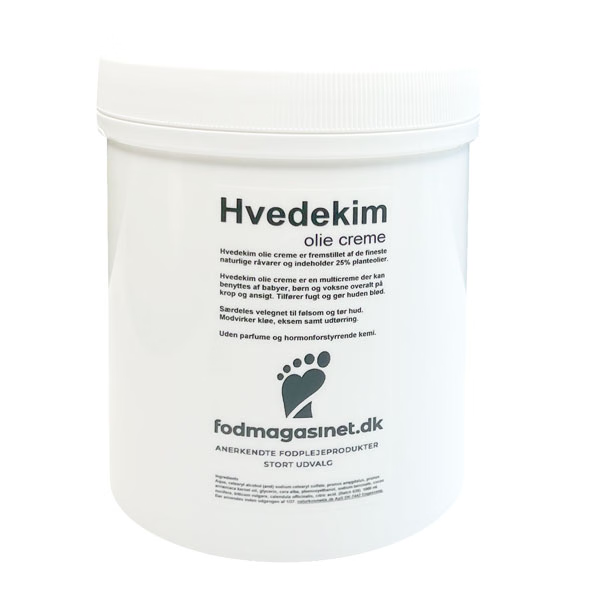 Naturkosmetik Hvedekim Olie creme 1000 ml