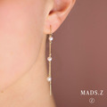 OLIVIA earrings 8 karat gold | Danish design by Mads Z