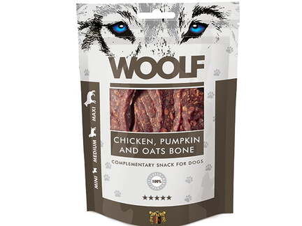 Woolf Chicken pumpking & oats bone - 100g