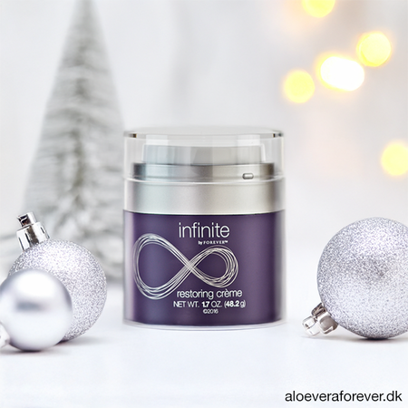 infinite by Forever restoring créme - anti-aging Aloe vera dag- og natcreme fra Forever Living - julegavetips