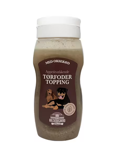 Tørfoder topping med okse 300ml.