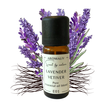 Lavendel Vetiver æterisk olie Aromaliv