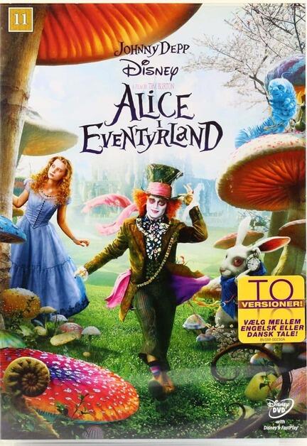 Alice In Wonderland, Alice i Eventyrland, DVD, Movie, Disney