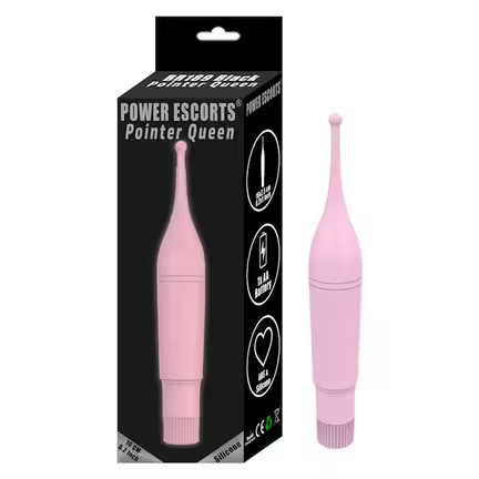 Sort fleksibel klitorisvibrator i slankt design med præcis spids