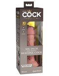 King Cock Elite Silicone Dildo 15 cm – realistisk model med sugekop og Dual Density silikone.