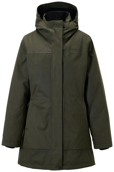 Pinewood Padded Vinter Parka dame jakke dark green
