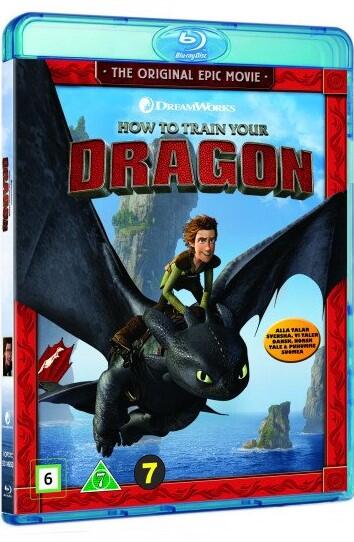 Sådan træner du din drage, How to train your dragon, Bluray, Movie