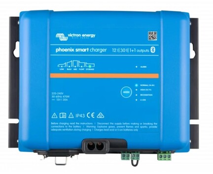 victron phoenix smart ip43 12v 30a batterilader bluetooth