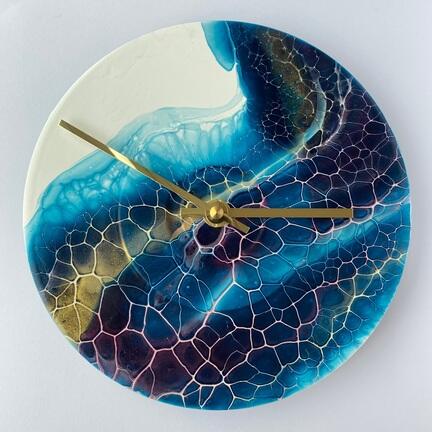 Strauss Evening - Anderledes blåt unika vægur fra Redesigna