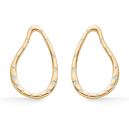 ATHENA øreringe i 14 karat guld | Mads Z