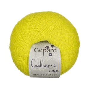 Gepard garn cashmere lace i farven limeglød