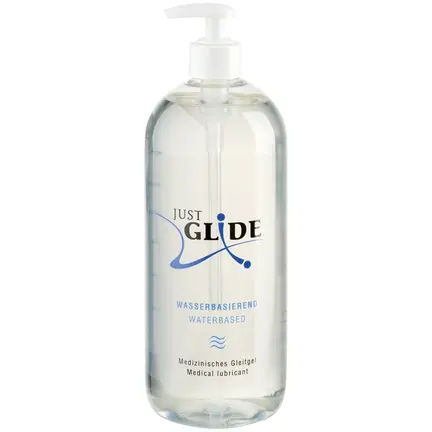 Just Glide vandbaseret glidecreme 500 ml flaske