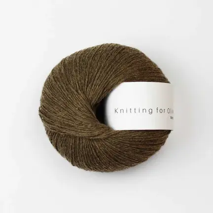 garnnoegle merino fra knitting for olive i farven bark