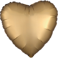 Hjerteballon med navn guld