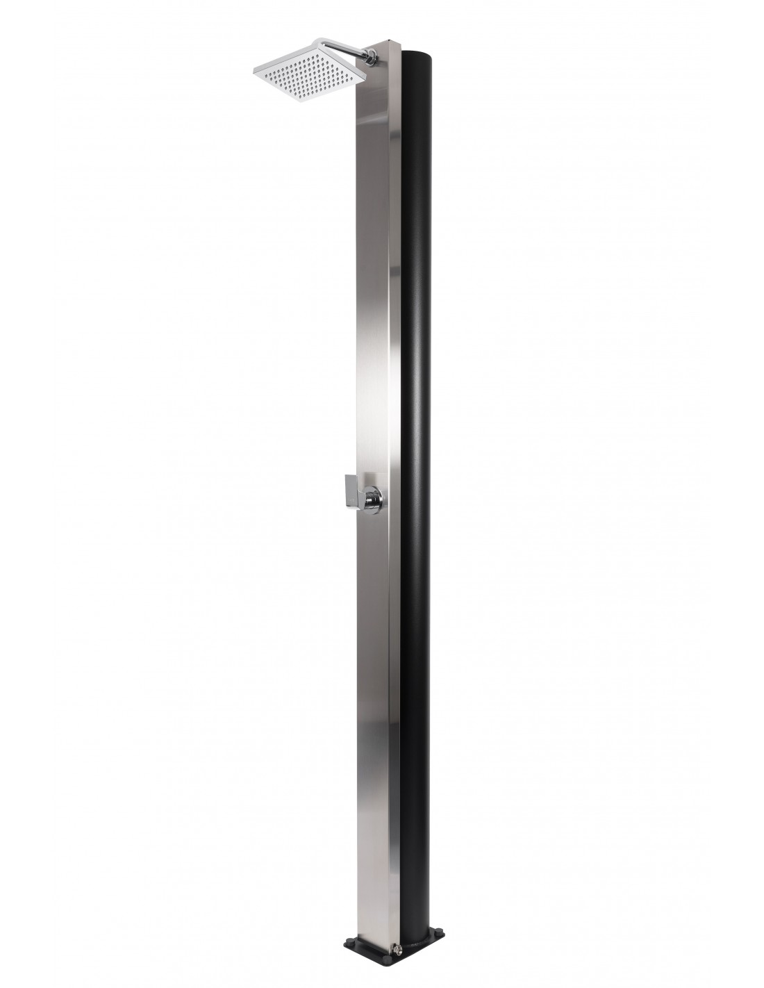 CRM WATERMIXER RT - Solardusche 30 Liter - Gebürsteter Stahl, Ohne Fußdusche