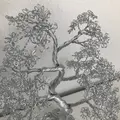 sølv bonsai gave træ skulptur