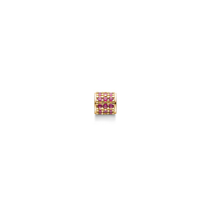 Rubies Gold 14 karat bead