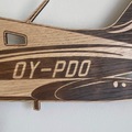 Piper Archer DX flydekoration med personligt registreringsnummer OY-PDO