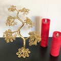 guld metal træ 31 cm gave ide