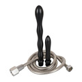 Shower Me! Deluxe Anal Douche – sort anal skylle i silikone med glat spids.