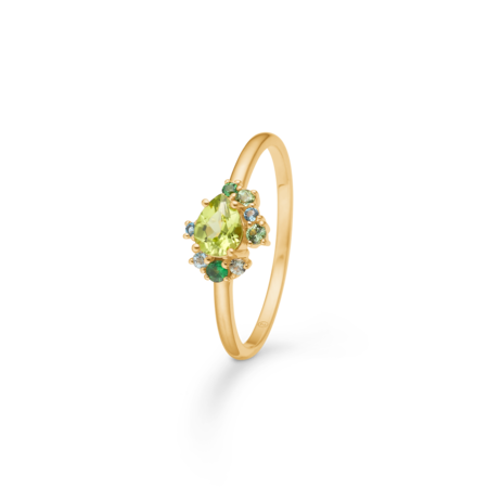Four Seasons Spring Petite ring i 14 karat guld