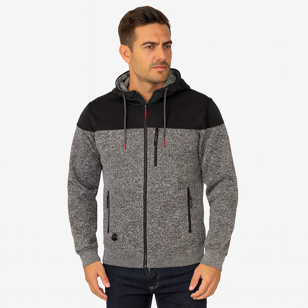 Herre Fleecejakke - Large