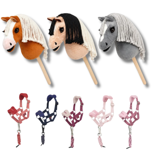 LeMieux Mini Hobby Horse med grime - Smokey, Ink Blue