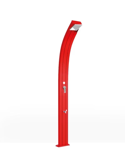 Arkema - SPRING A120 Solbruser i aluminium med fodbruser - 25 liter - Rød