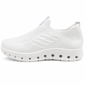 Hvide slip on damesko | Komfortable hvide sneakers dame