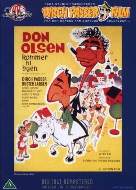 Don Olsen kommer til byen, DVD, Film