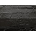 Sort laklagen i vinyl – vandtæt fetishlagen 200x230 cm