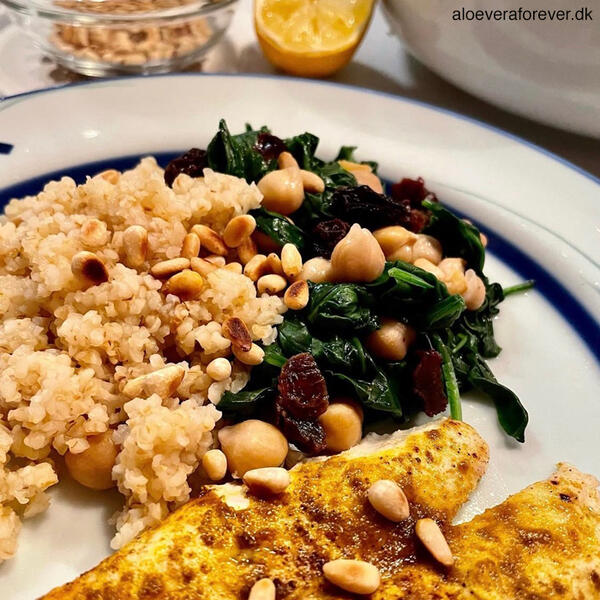 Karrykylling med couscous eller bulgur - C9 opskrift