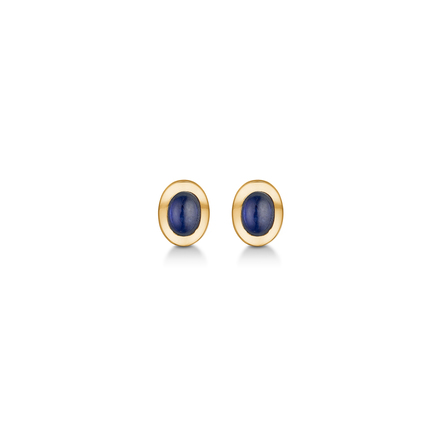 CABOCHON earrings in 14 karat gold | Danish design by Mads Z